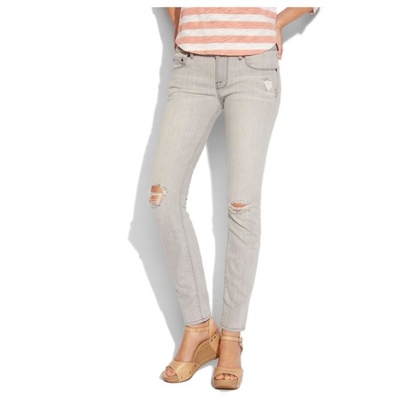 Lucky Brand Denim - Lucky Brand • Lolita Skinny Grey Distressed Jean
